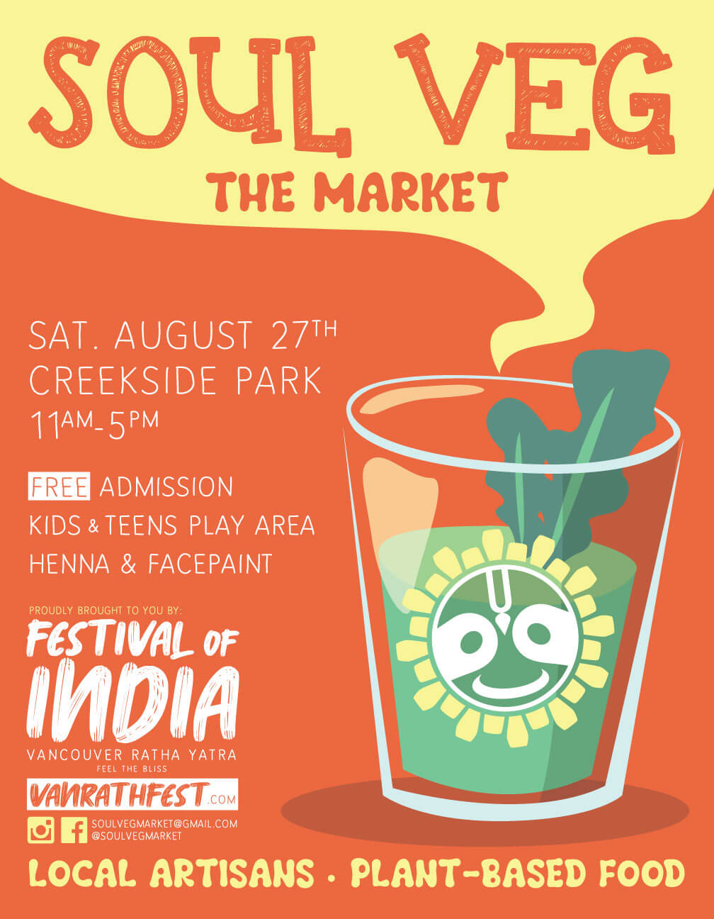 Ratha Yatra Festival Day 1 in Vancouver, Canada