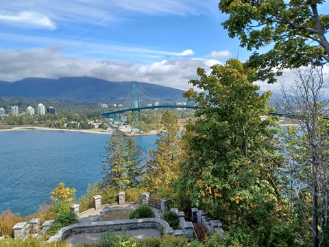 Prospect Point lookout in Stanley Park, Vancouver, BC, Canada